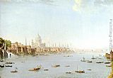 The Thames Looking Towards The City by Antonio Joli